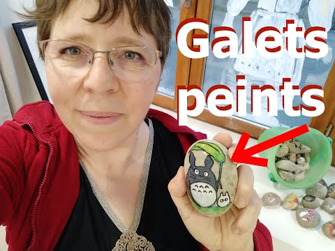 GALETS PEINTS : plusieurs techniques, nombreuses idées, facile !!