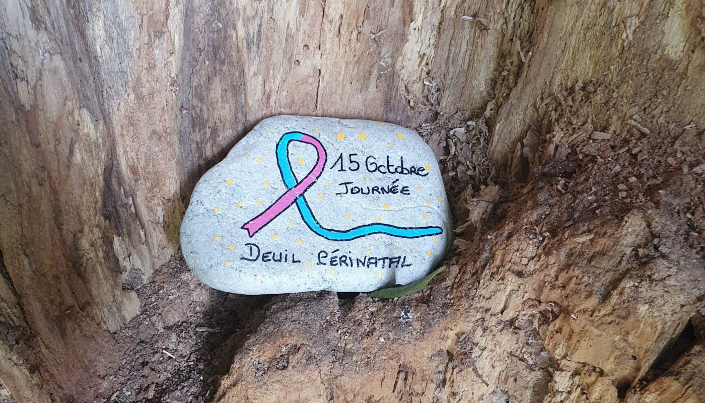 Galet Deuil Périnatal du 15 octobre 2021 au lac Saint-Jean à Villeneuve d'Ascq