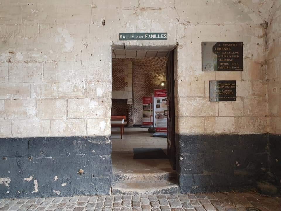La salle des familles à la Citadelle d'Arras