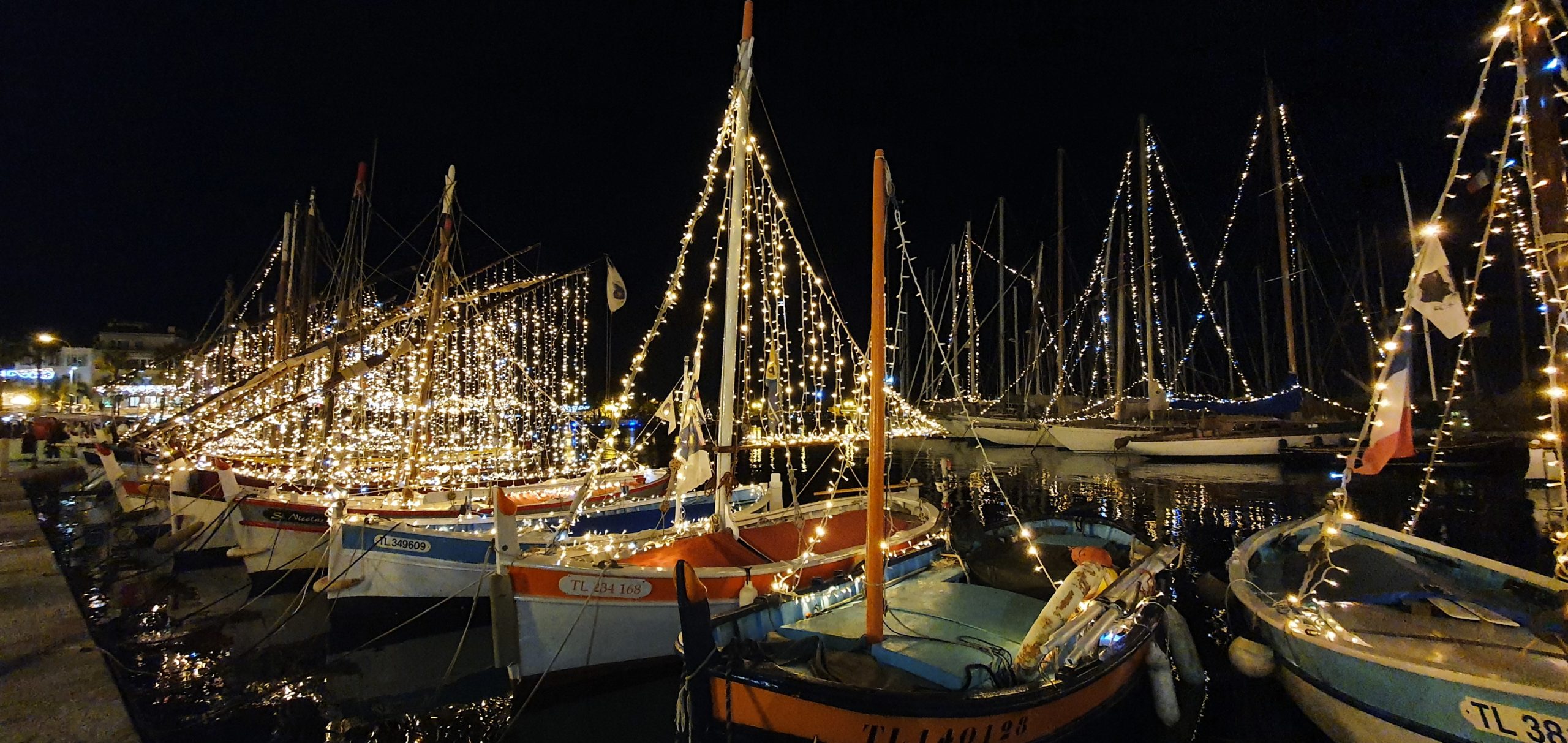 Les voiliers à Noel - Sanary-sur-Mer